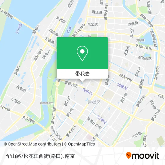 华山路/松花江西街(路口)地图