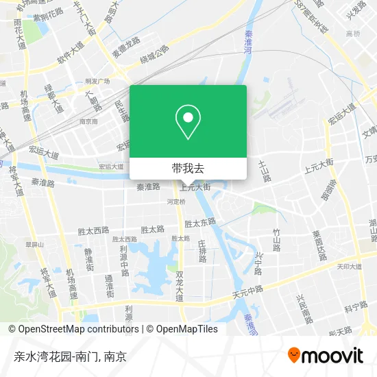 亲水湾花园-南门地图