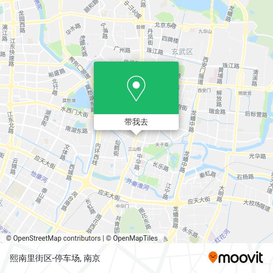 熙南里街区-停车场地图