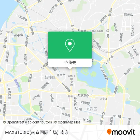 MAXSTUDIO(南京国际广场)地图