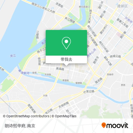 朗诗熙华府地图