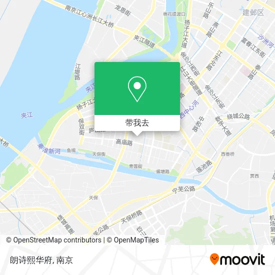 朗诗熙华府地图