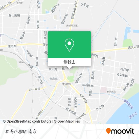 泰冯路总站地图