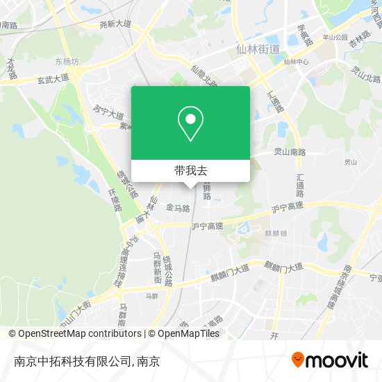 南京中拓科技有限公司地图
