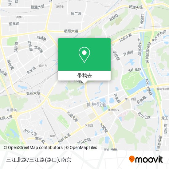 三江北路/三江路(路口)地图