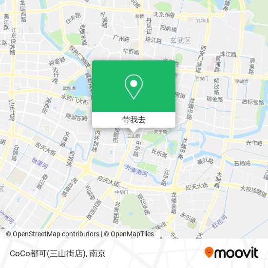 CoCo都可(三山街店)地图