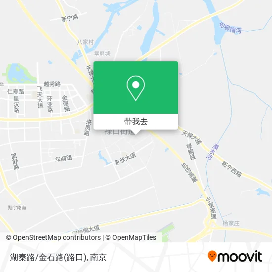 湖秦路/金石路(路口)地图