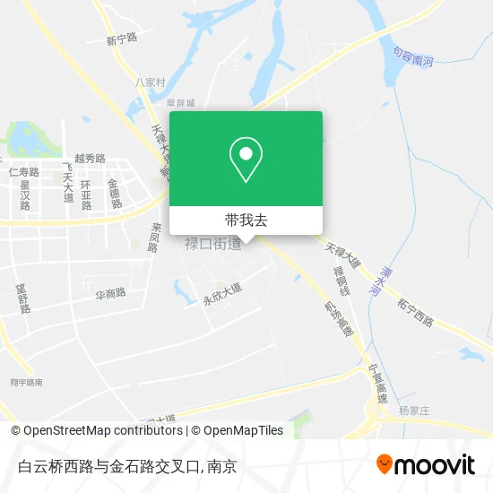 白云桥西路与金石路交叉口地图