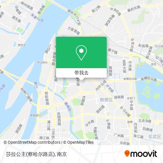 莎拉公主(察哈尔路店)地图