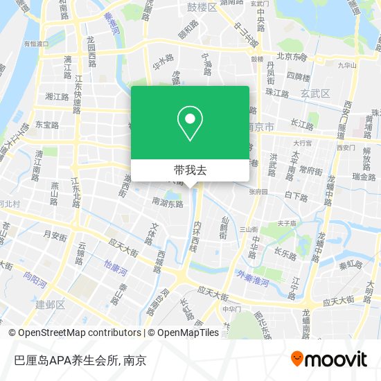 巴厘岛APA养生会所地图