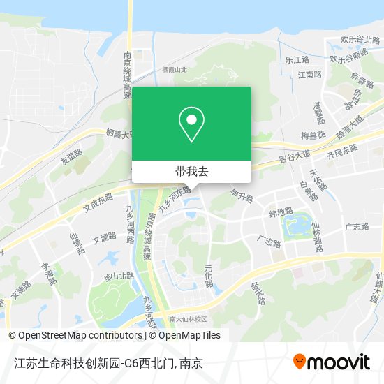 江苏生命科技创新园-C6西北门地图