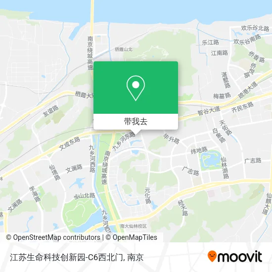 江苏生命科技创新园-C6西北门地图