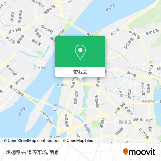 承德路-占道停车场地图