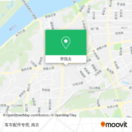 客车配件专营地图