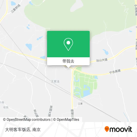 大明客车饭店地图