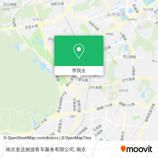 南京发达旅游客车服务有限公司地图
