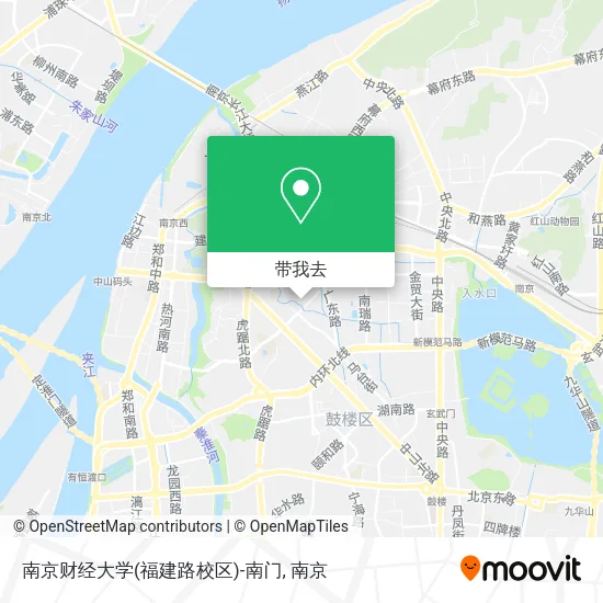 南京财经大学(福建路校区)-南门地图