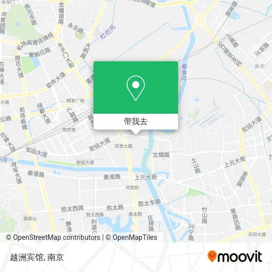 越洲宾馆地图