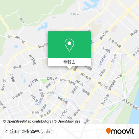 金盛田广场招商中心地图