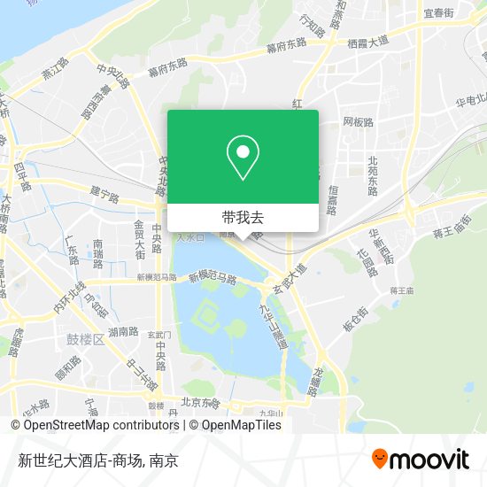 新世纪大酒店-商场地图