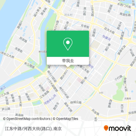 江东中路/河西大街(路口)地图