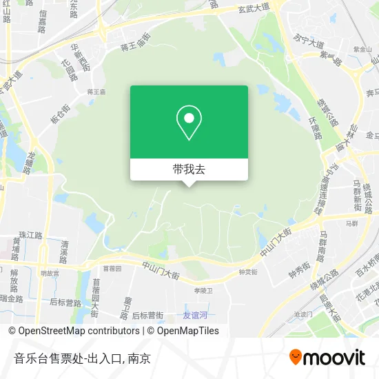 音乐台售票处-出入口地图