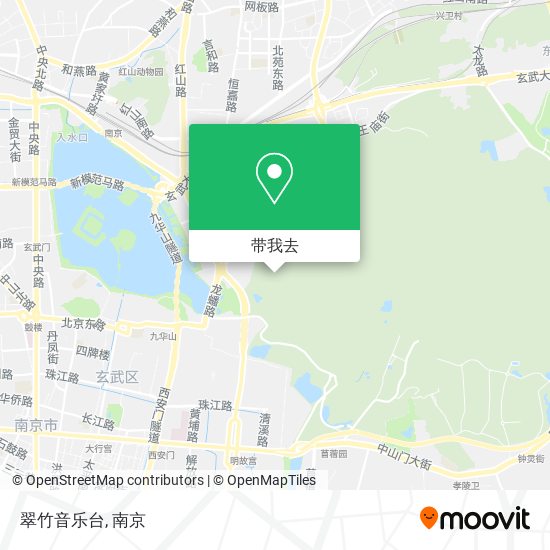 翠竹音乐台地图