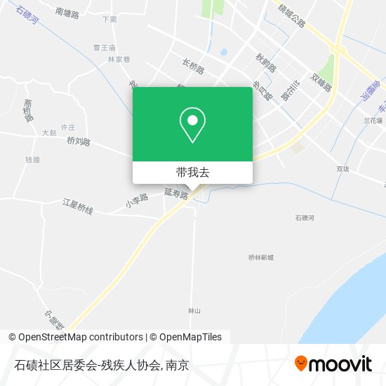 石碛社区居委会-残疾人协会地图