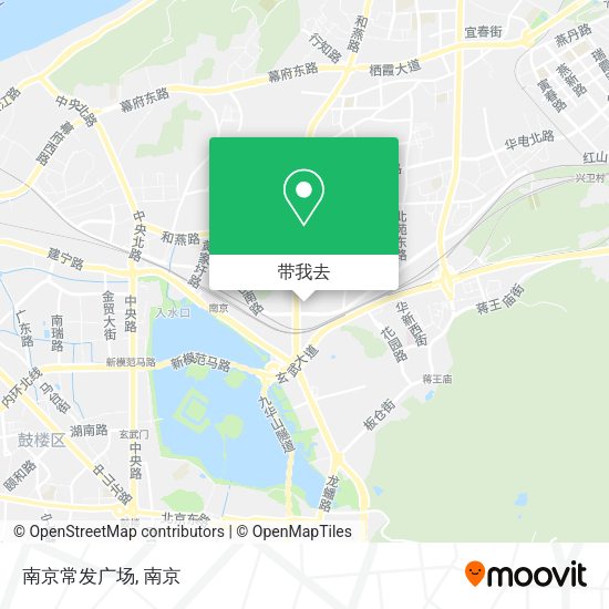 南京常发广场地图