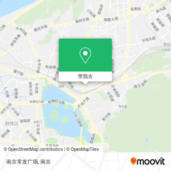 南京常发广场地图