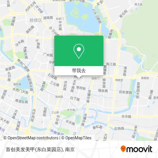 首创美发美甲(东白菜园店)地图