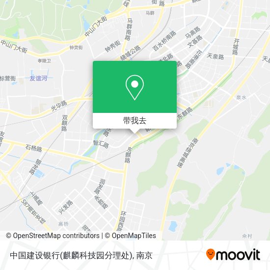 中国建设银行(麒麟科技园分理处)地图