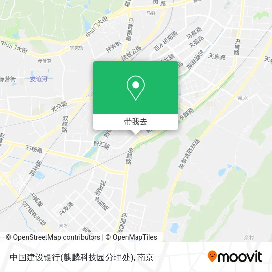 中国建设银行(麒麟科技园分理处)地图