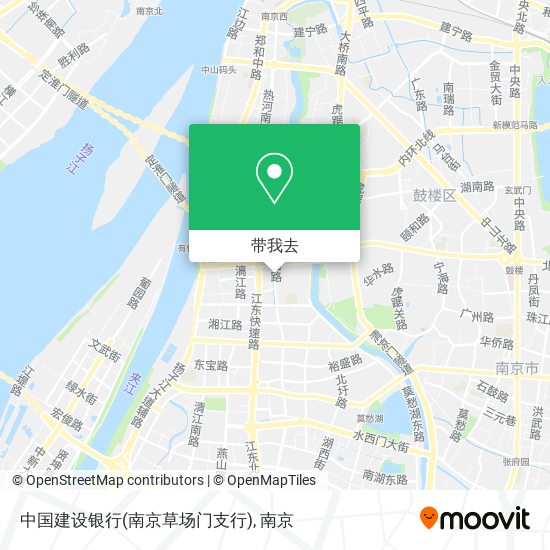 中国建设银行(南京草场门支行)地图