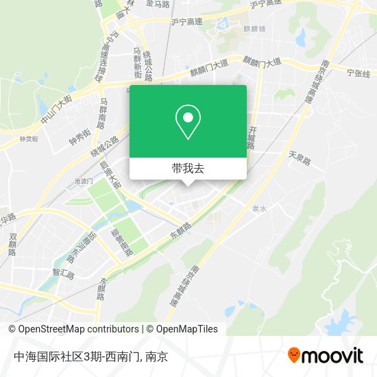 中海国际社区3期-西南门地图