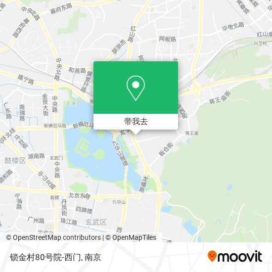 锁金村80号院-西门地图