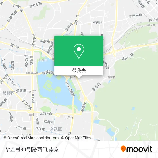 锁金村80号院-西门地图