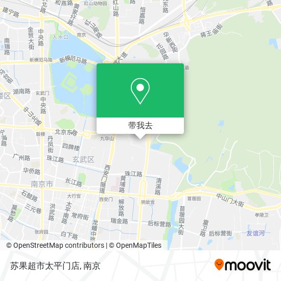 苏果超市太平门店地图