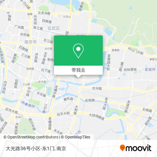 大光路36号小区-东1门地图