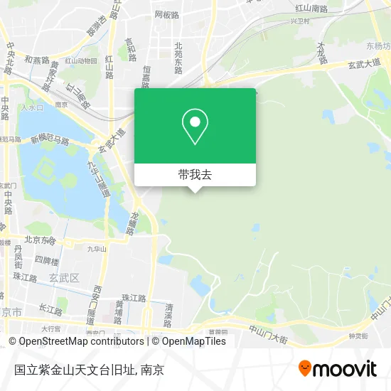 国立紫金山天文台旧址地图