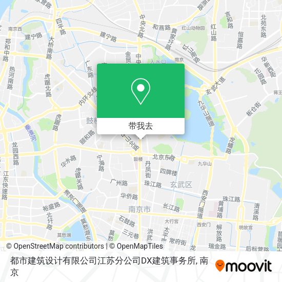 都市建筑设计有限公司江苏分公司DX建筑事务所地图
