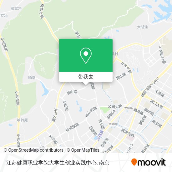 江苏健康职业学院大学生创业实践中心地图