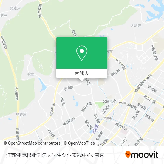 江苏健康职业学院大学生创业实践中心地图