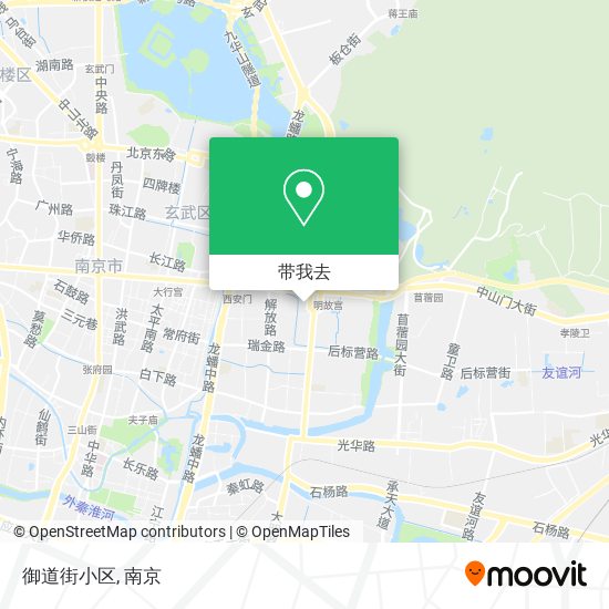 御道街小区地图