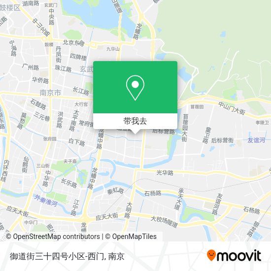 御道街三十四号小区-西门地图