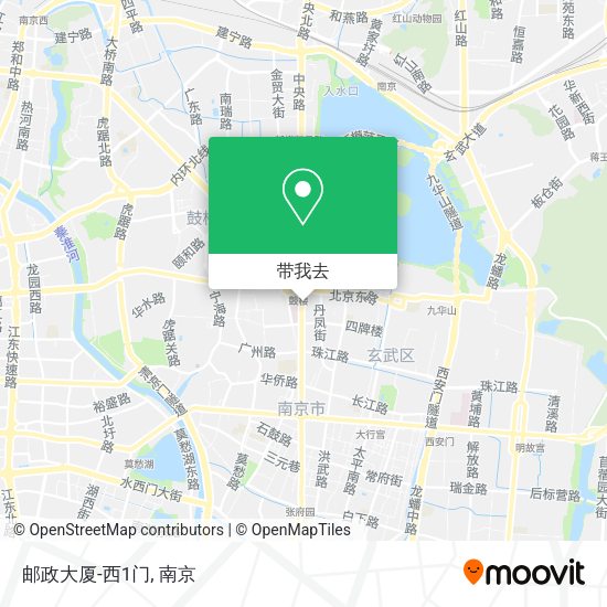 邮政大厦-西1门地图