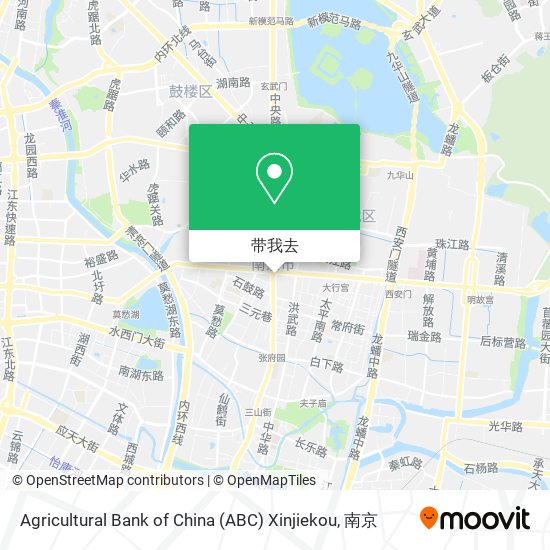 Agricultural Bank of China (ABC) Xinjiekou地图