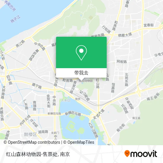 红山森林动物园-售票处地图