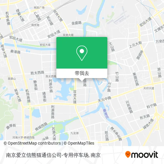 南京爱立信熊猫通信公司-专用停车场地图