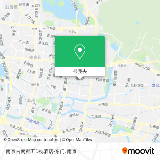 南京古南都五D枕酒店-东门地图